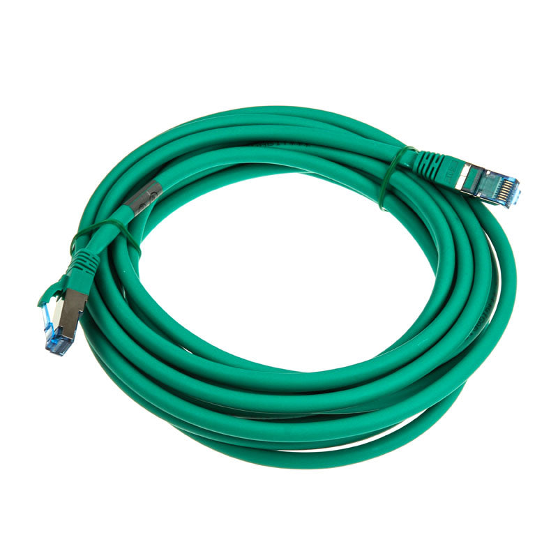 InLine Patchkabel Cat.6A, S/FTP (PiMf), 500MHz, grün - 5m