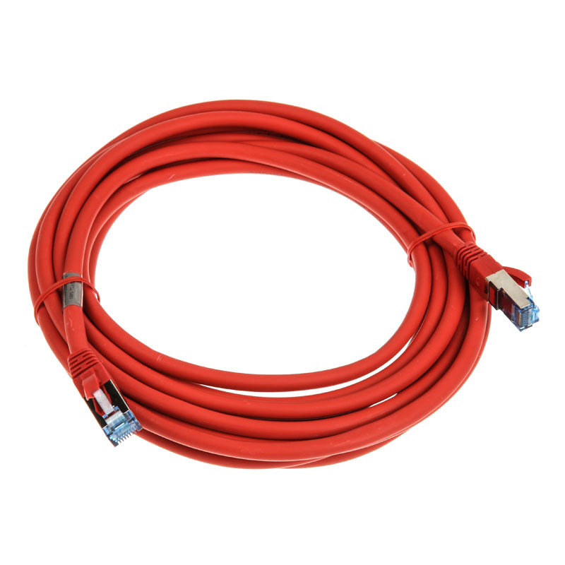 InLine Patchkabel Cat.6A, S/FTP (PiMf), 500MHz, rot - 5m