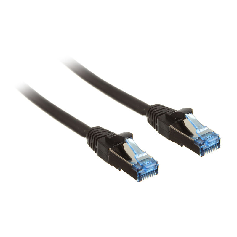 InLine Patchkabel Cat.6A, S/FTP (PiMf), 500MHz, schwarz - 5m