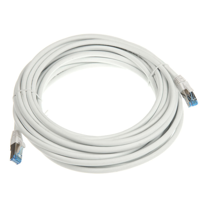 InLine Patchkabel Cat.6A, S/FTP (PiMf), 500MHz, weiß - 10m