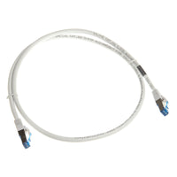 InLine Patchkabel Cat.6A, S/FTP (PiMf), 500MHz, weiß - 1m
