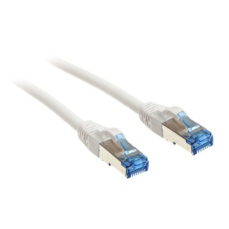 InLine Patchkabel Cat.6A, S/FTP (PiMf), 500MHz, weiß - 5m