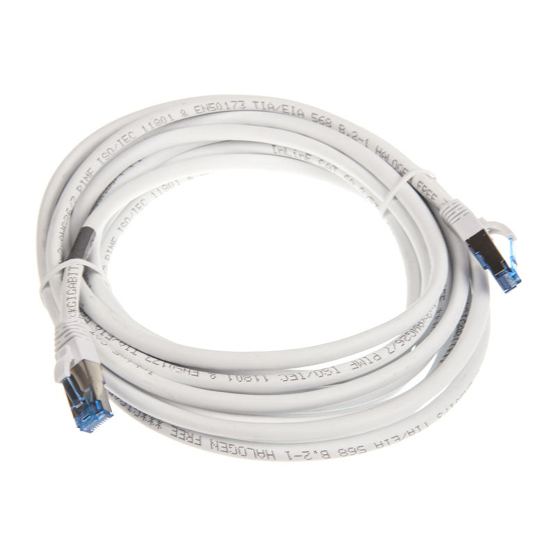 InLine Patchkabel Cat.6A, S/FTP (PiMf), 500MHz, weiß - 5m