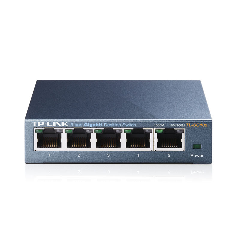 TP-Link TL-SG105 Gigabit-Switch, 5-Port, unmanaged - schwarz