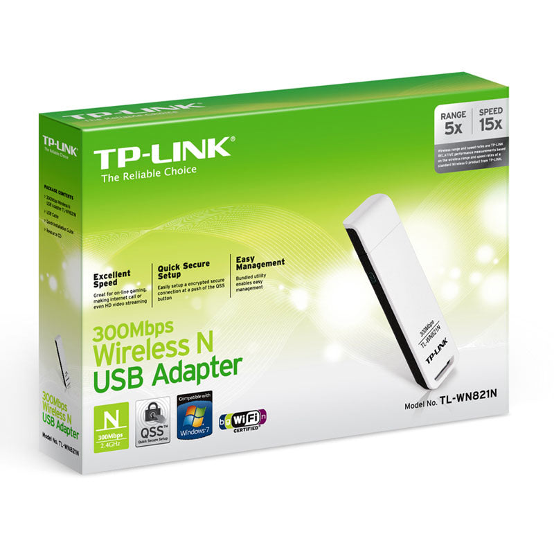 TP-Link Wireless USB Adapter N 300M TL-WN821N