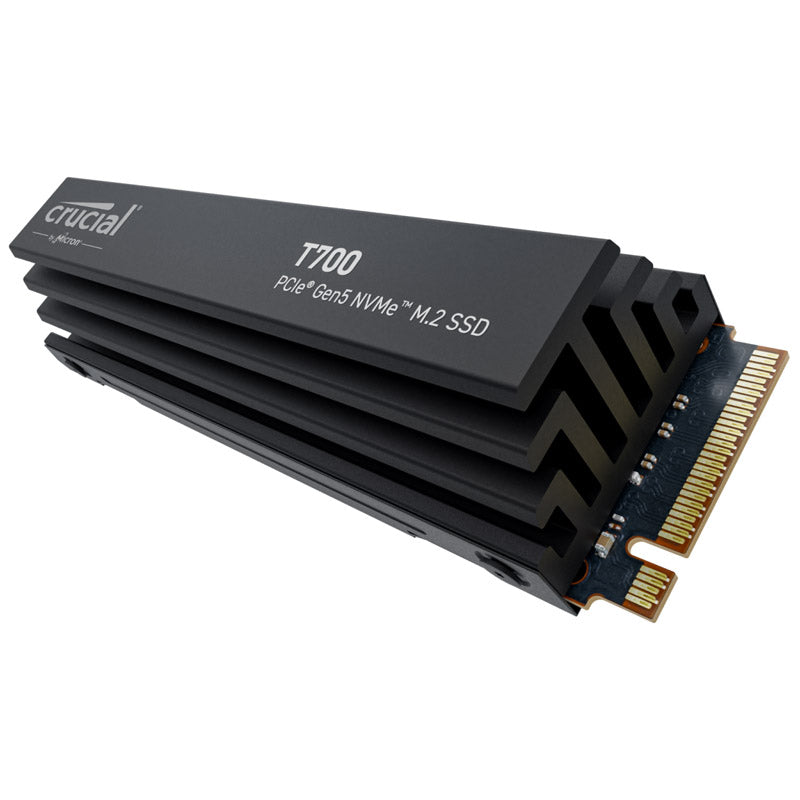 Crucial T700 W/Dissipateur thermique 1 To SSD M.2-2280 PCIe 5.0 X4 NVMe