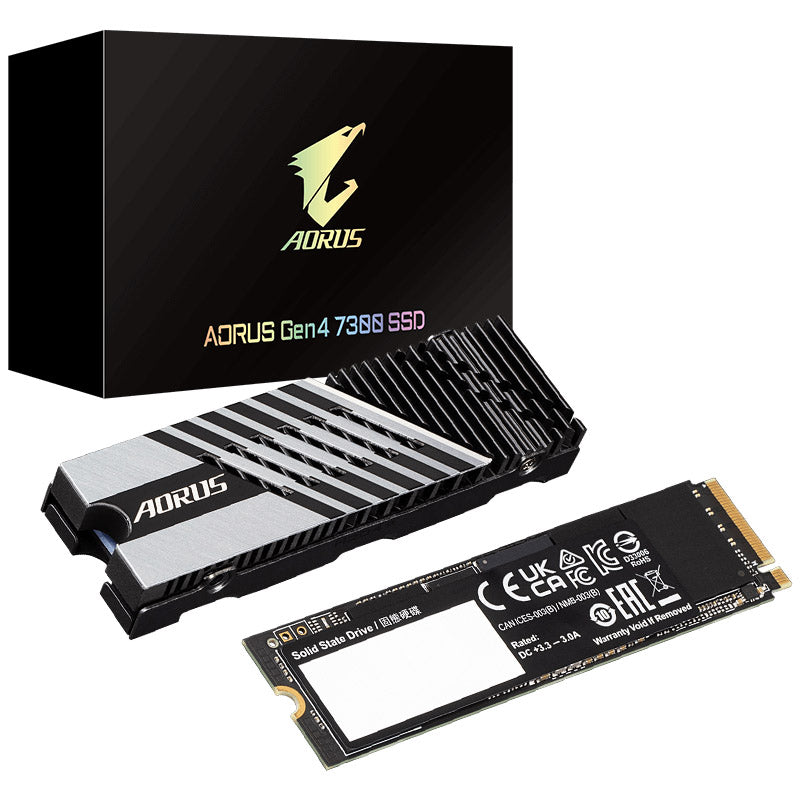 Gigabyte AORUS Gen4 7300 2TB M.2 SSD PCIe 4.0 NVMe