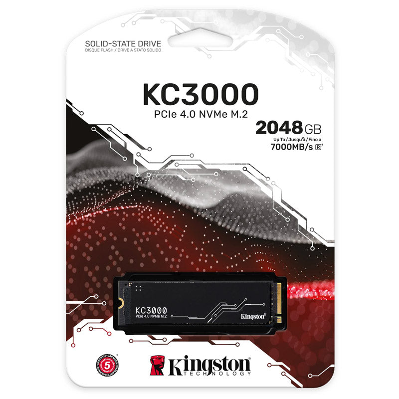 Kingston KC3000 2TB SSD M.2 PCIe 4.0 NVMe