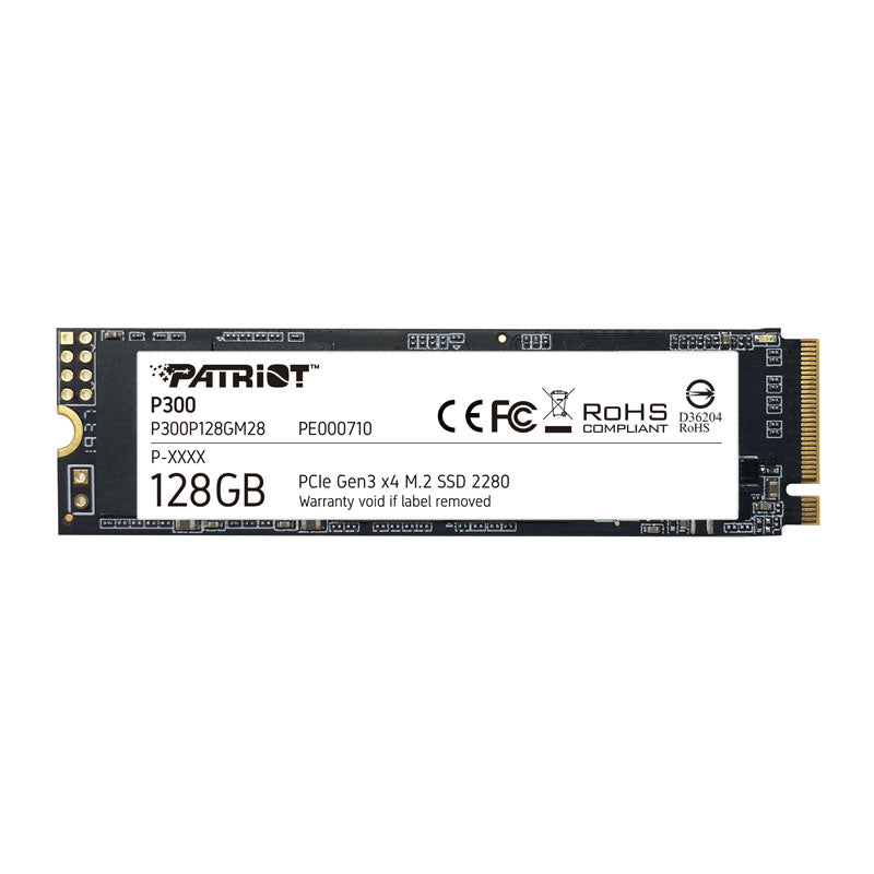 Patriot P300 128GB M.2 SSD PCIe 3.0 NVMe
