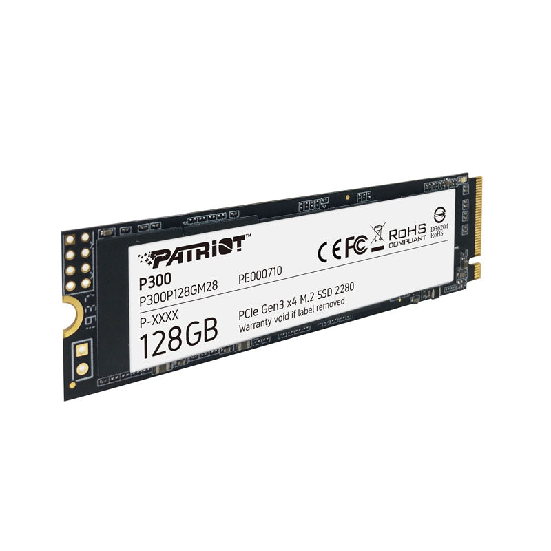 Patriot P300 128GB M.2 SSD PCIe 3.0 NVMe