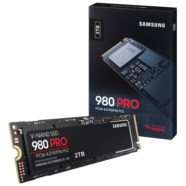 Samsung 980 Pro 2TB SSD M.2-2280 PCIe 4.0 X4 NVMe