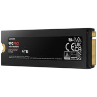 Samsung 990 Pro w/Heatsink 4TB M.2 SSD PCIe 4.0 NVMe