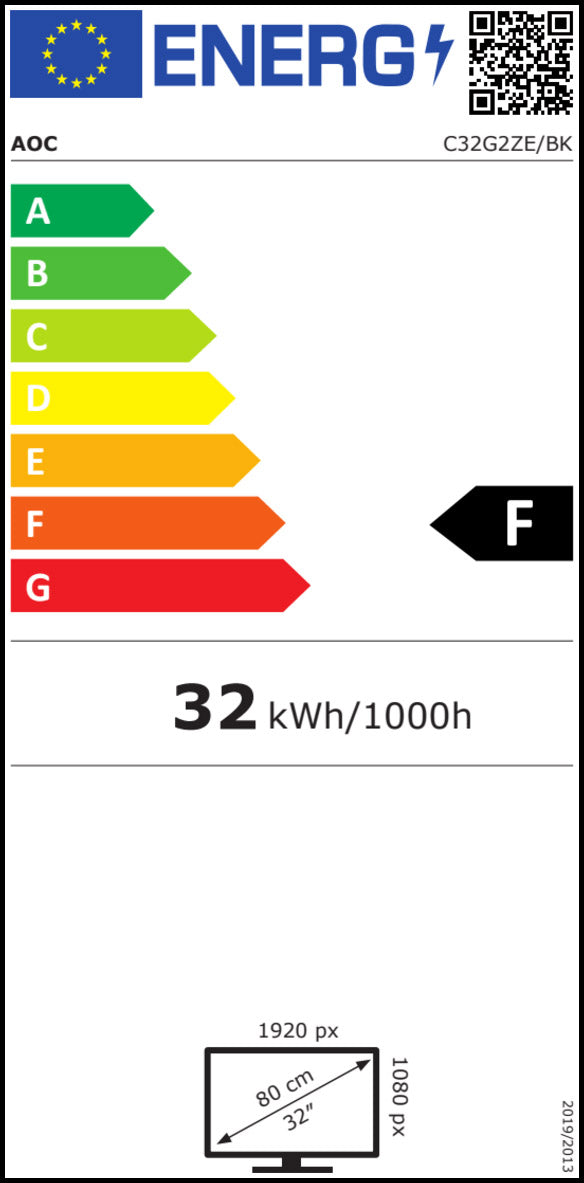 AOC C32G2ZE, 80,01 cm (31,5 Zoll), 240Hz, FreeSync, VA - DP, HDMI