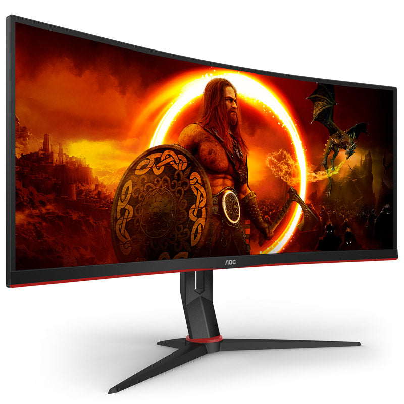 AOC Gaming CU34G2XP/BK, 86,4 cm (34 Zoll) Curved, 180Hz, Adaptive Sync, VA - 2xDP, 2xHDMI