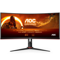 AOC Gaming CU34G2XP/BK, 86,4 cm (34 Zoll) Curved, 180Hz, Adaptive Sync, VA - 2xDP, 2xHDMI