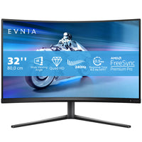 Philips Evnia 5000 32M2C5500W, 31,5 Zoll Gaming Monitor Curved, 240Hz, FreeSync, VA