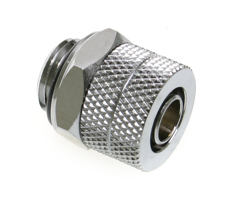 Bitspower Anschluss gerade G1/4 Zoll AG auf 10/8mm -  II, silber glänzend