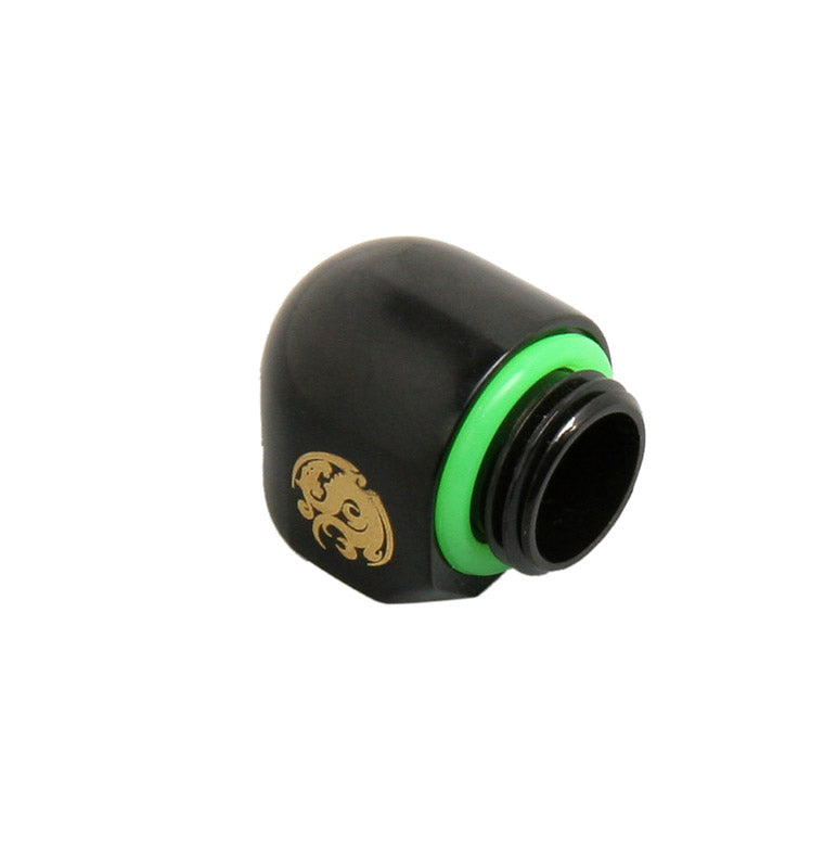 Bitspower Adapter 90 Grad G1/4 Zoll AG auf G1/4 Zoll IG - schwarz matt