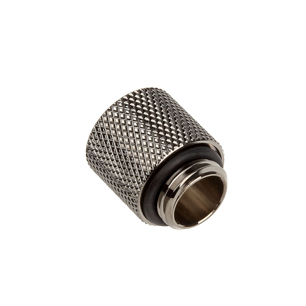 Bitspower Adapter G1/4 Zoll AG auf G1/4 Zoll IG - 15mm, schwarz glänzend