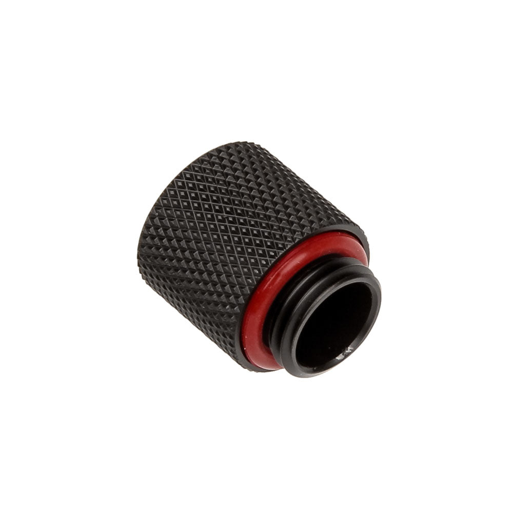Bitspower Adapter G1/4 Zoll AG auf G1/4 Zoll IG - 15mm, carbon schwarz