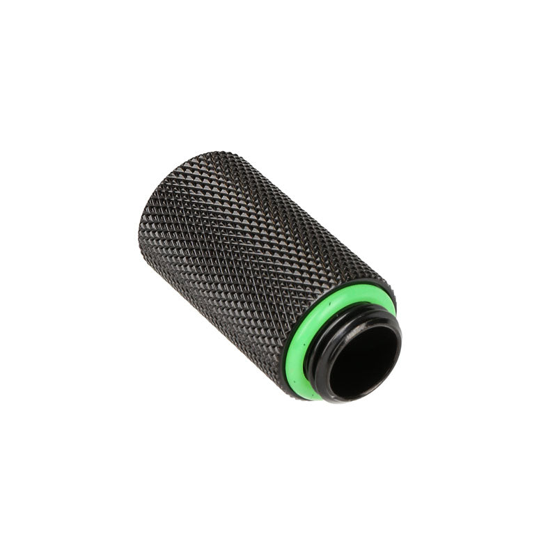 Bitspower Adapter G1/4 Zoll AG auf G1/4 Zoll IG - 30mm, schwarz matt