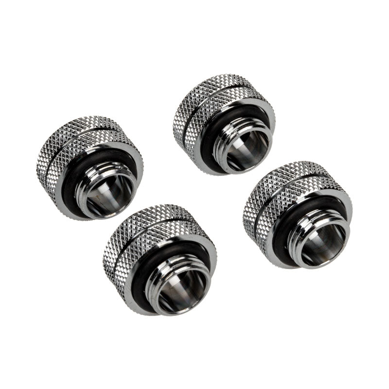 Corsair Hydro X Series XF Hardline Anschluss gerade G1/4 Zoll auf 12mm AD Hardtube - 4er Pack, chrom