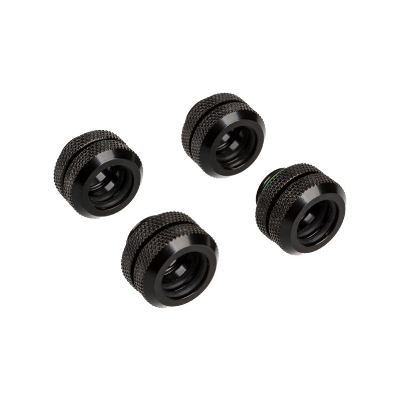 Corsair Hydro X Series XF Hardline Anschluss gerade G1/4 Zoll auf 12mm AD Hardtube - 4er Pack, schwarz
