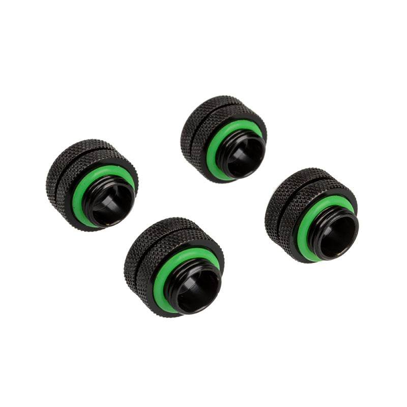 Corsair Hydro X Series XF Hardline Anschluss gerade G1/4 Zoll auf 12mm AD Hardtube - 4er Pack, schwarz