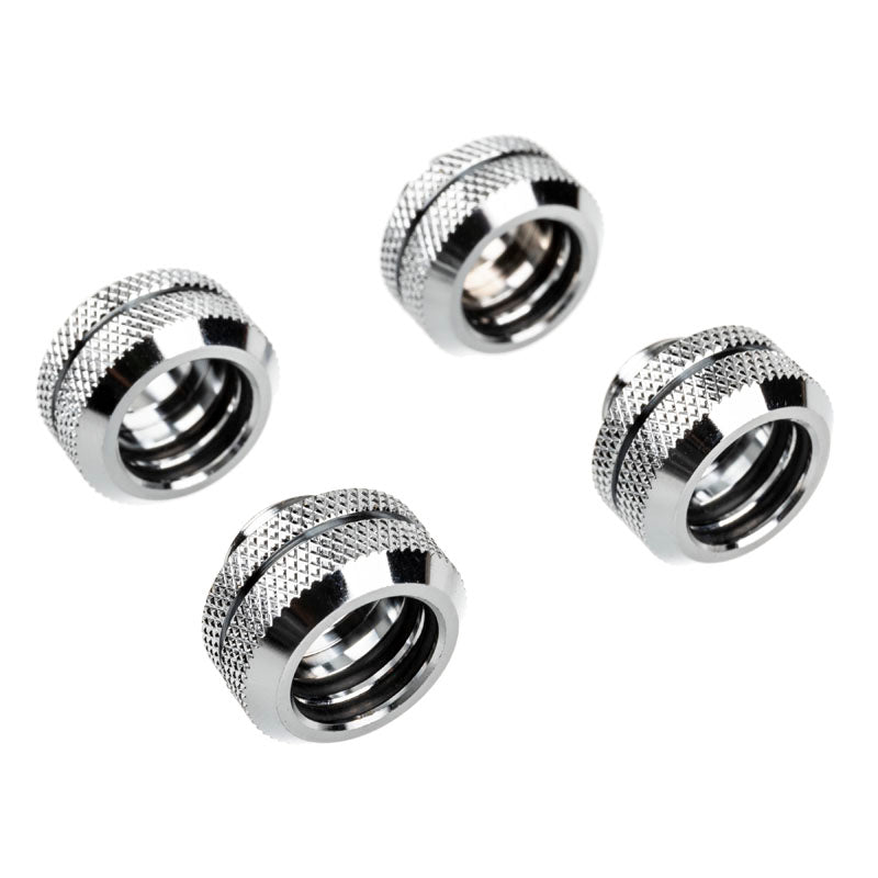 Corsair Hydro X Series XF Hardline Anschluss gerade G1/4 Zoll AG auf 14mm AD Hardtube - 4er-Pack, silber