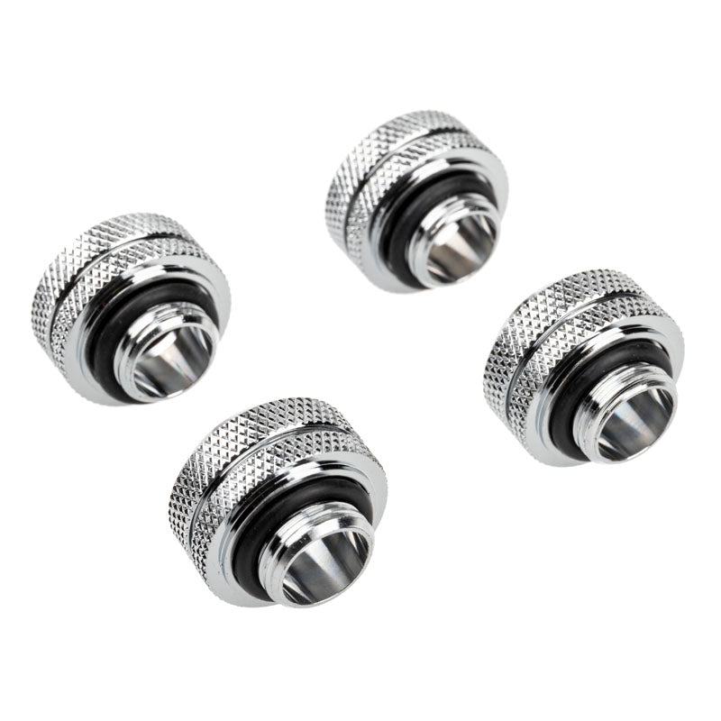 Corsair Hydro X Series XF Hardline Anschluss gerade G1/4 Zoll AG auf 14mm AD Hardtube - 4er-Pack, silber