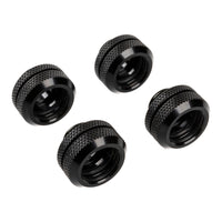 K Corsair Hydro X Series XF Hardline Anschluss gerade G1/4 Zoll AG auf 14mm AD Hardtube - 4er-Pack, schwarz