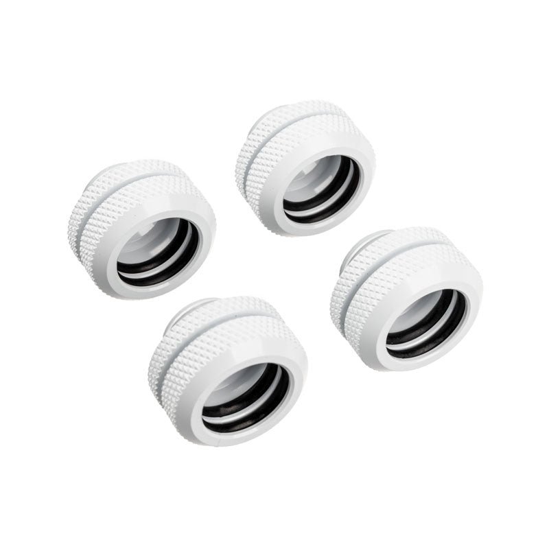 Corsair Hydro X Series XF Hardline Anschluss gerade G1/4 auf 14mm AD Hardtube - 4er Pack, weiß