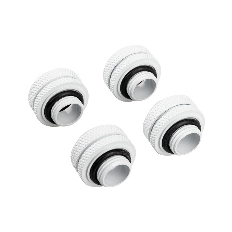 Corsair Hydro X Series XF Hardline Anschluss gerade G1/4 auf 14mm AD Hardtube - 4er Pack, weiß