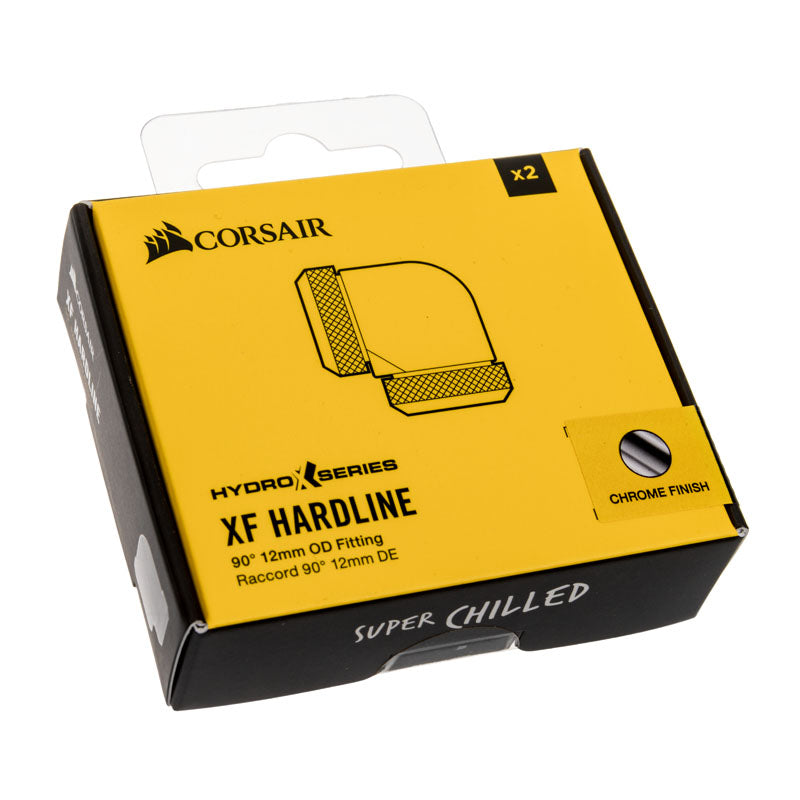 K Corsair CX-9052021-WW Fluide d'ajustement laiton chromé 1/4 pouce 90