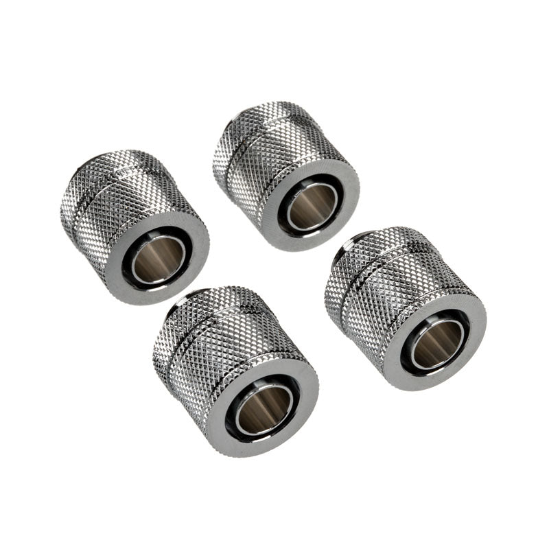 Corsair Hydro X Series XF Anschluss gerade G1/4 Zoll AG auf 13/10mm - 4er Pack, chrome silber