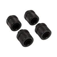 K Corsair Hydro X Series XF Raccord droit G1/4" mâle vers 13/10 mm - Lot de 4, noir