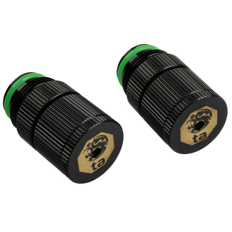 Bitspower Touchaqua Wasserauslass G1/4 Zoll AG - 2er-Pack, schwarz