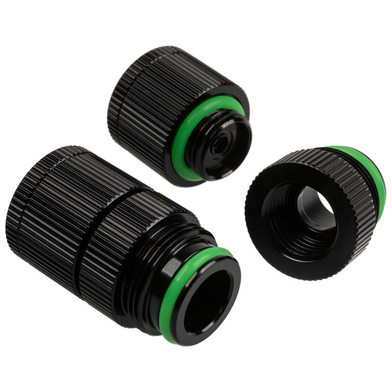 Bitspower Touchaqua Wasserauslass G1/4 Zoll AG - 2er-Pack, schwarz