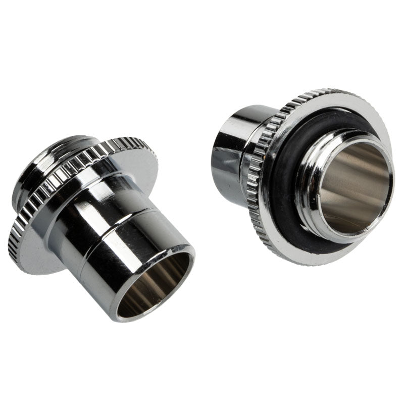 Bitspower Touchaqua Link Adapter Male G1/4 Zoll AG auf Link Tube verstellbar 16-22mm - 2er-Pack, silber