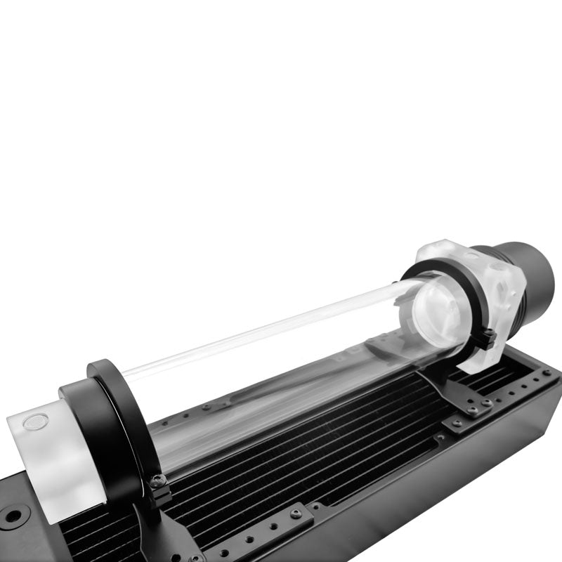 Singularity Computers Protium Ausgleichsbehälter 250mm - Acryl, matt transparent, schwarz