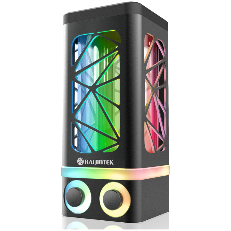 Raijintek ANTILA PURE R100B Ausgleichsbehälter, 172,5mm, ARGB - schwarz