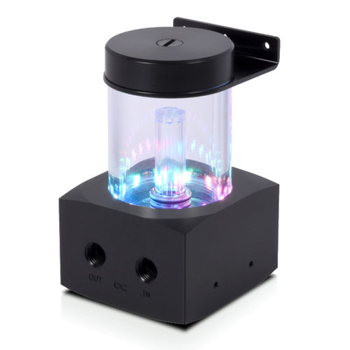 Alphacool Core 100 Aurora ARGB Ausgleichbehälter mit VPP Pumpe, Acryl schwarz