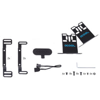 Alphacool Core 100 Aurora ARGB Ausgleichbehälter mit VPP Pumpe, Acryl - schwarz