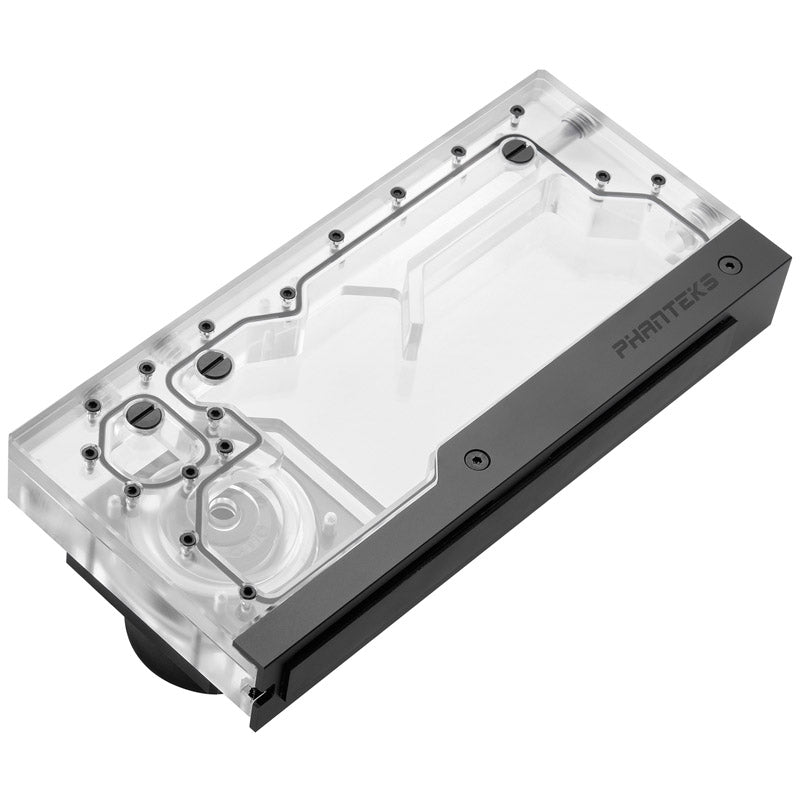 PHANTEKS R260C Reservoir - transparente Acryl-Backplate, D5, DRGB-LED - Schwarz