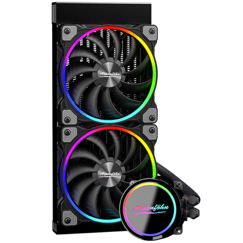Alpenföhn Gletscherwasser 240 High Speed + Triple Wing Boost 3 ARGB Lüfter