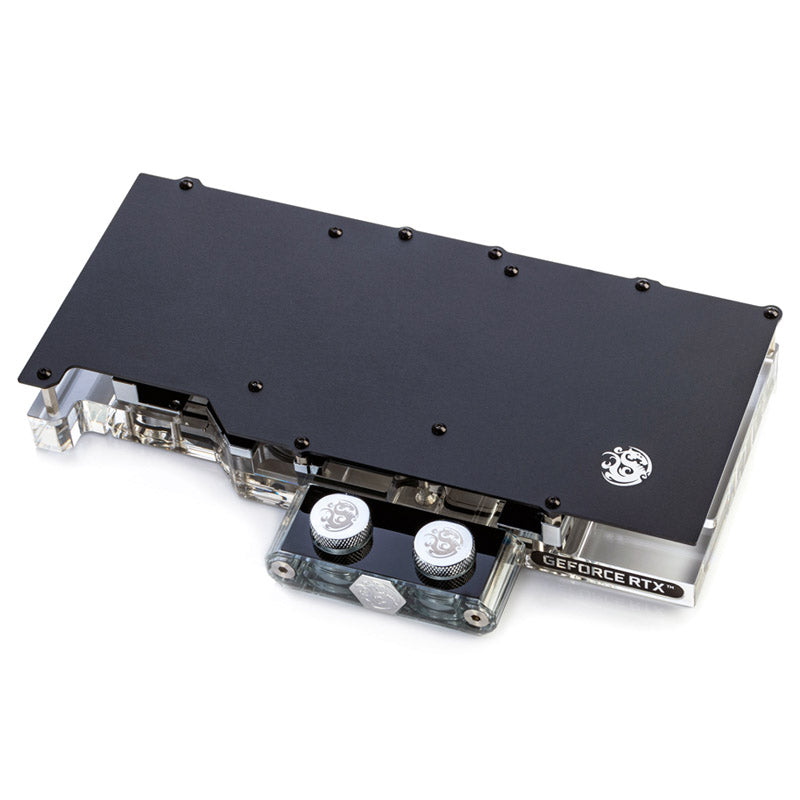 Bitspower Classic NVIDIA GeForce RTX 30 Series Referenz GPU Wasserkühler - Nickel + Acryl