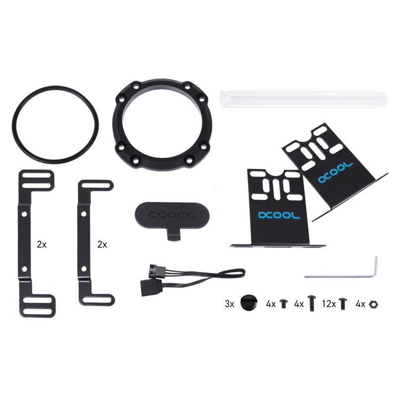 K Alphacool Eisbecher Aurora D5 250 mm inkl. Alphacool VPP Apex D5 - Acetal/Glas