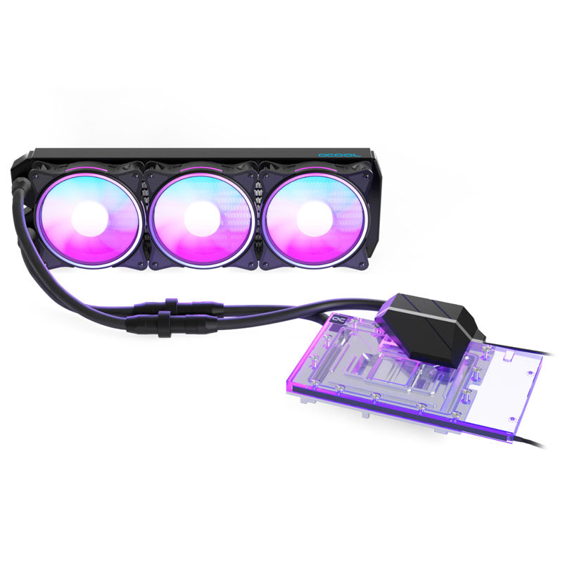 Alphacool Eiswolf 2 AIO - 360 mm RTX 4080 FE mit Backplate