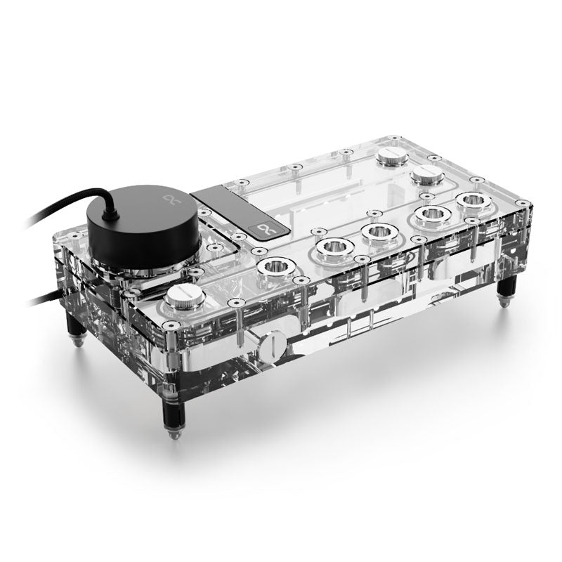 Alphacool Core Distro Plate 240 mm Rechts mit VPP, ARGB - Acryl