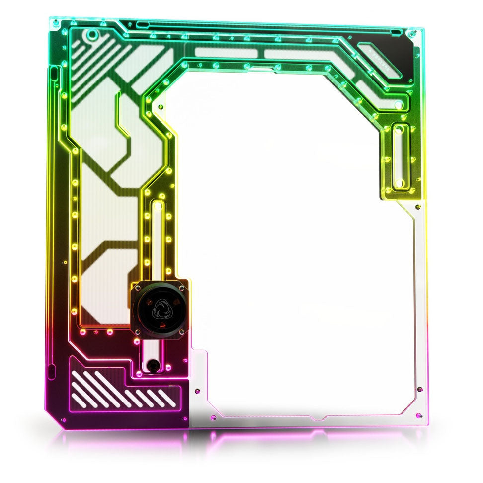 Singularity Computers Spectre 4 Aevum Dual Loop Side Panel Acrylic Clear/schwarz